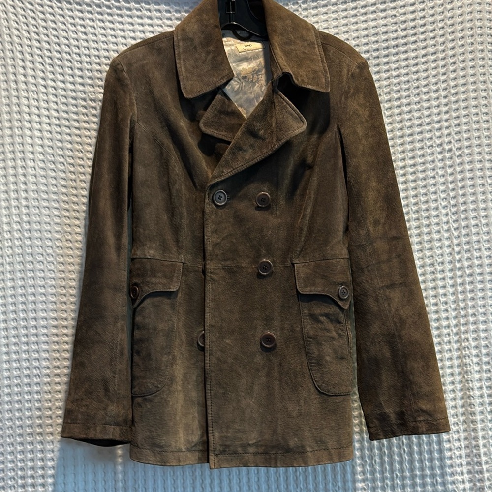 Brown suede jacket